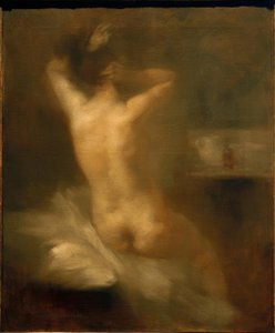 Nudo femminile di schiena