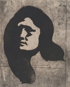 Testa di una donna da Eugène Carrière