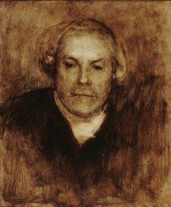 Ritratto di Edmond de Goncourt 1822-1896, c. 1880 da Eugène Carrière
