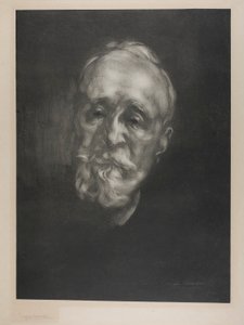 Ritratto di Puvis de Chavannes da Eugène Carrière