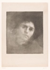 Ritratto di Madame Carrière da Eugène Carrière