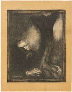Rodin che Scolpisce da Eugène Carrière