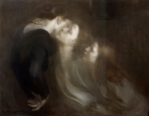 Il bacio materno, fine anni 1890 da Eugène Carrière