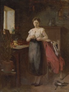 Donna in un interno