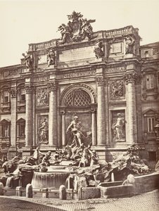Fontana di Trevi, 1848-52 da Eugène Constant