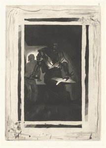 Un fabbro da Eugène Delacroix