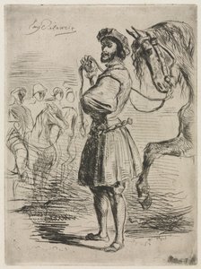Un signore al tempo di Francesco I da Eugène Delacroix