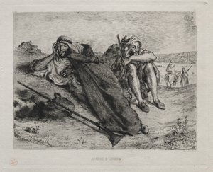 Arabi di Orano da Eugène Delacroix
