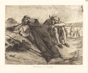 Arabi di Orano da Eugène Delacroix