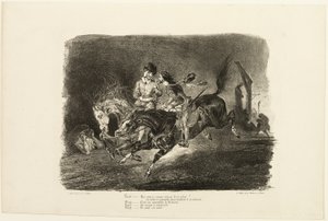 Faust e Mefistofele al galoppo nella notte del sabba delle streghe, da Faust
