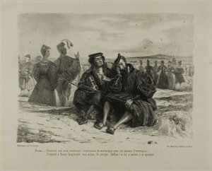 Faust e Wagner, da Faust da Eugène Delacroix