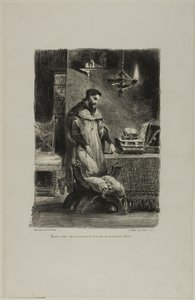 Faust nel Suo Studio, da Faust