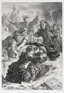 Amleto e Laerte nella tomba di Ofelia