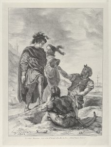 Amleto e Orazio davanti ai Becchini, 1843 da Eugène Delacroix