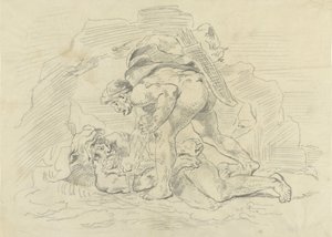 Ercole lega Nereo da Eugène Delacroix