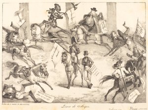 Lezione di volteggio da Eugène Delacroix