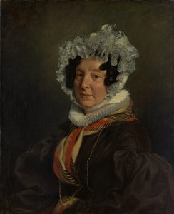 Madame Henri François Riesener Félicité Longrois da Ferdinand Victor Eugene Delacroix