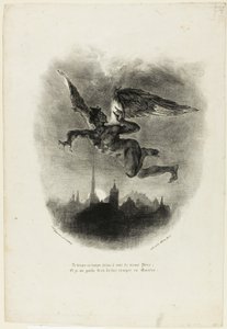 Mefistofele in volo da Eugène Delacroix