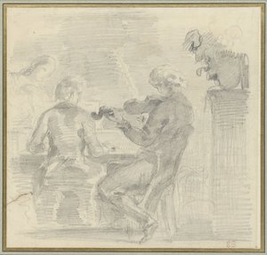Compagnia musicale da Eugène Delacroix