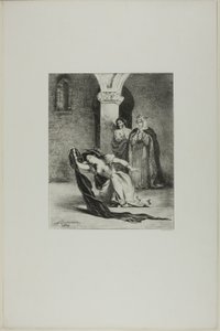 Il canto di Ofelia da Eugène Delacroix