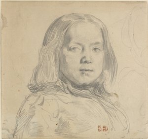 Ritratto di un Bambino da Eugène Delacroix