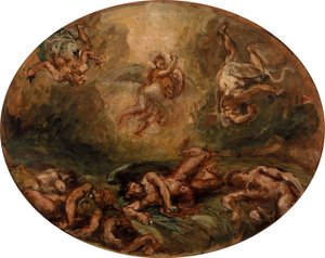 San Michele sconfigge il diavolo