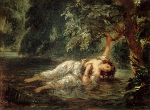 La morte di Ofelia, 1853