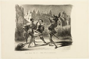 Il Duello tra Faust e Valentino, da Faust