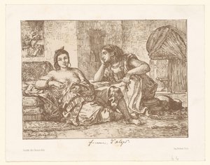 Due donne algerine sedute