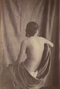 [Nudo femminile seduto], 1853-54