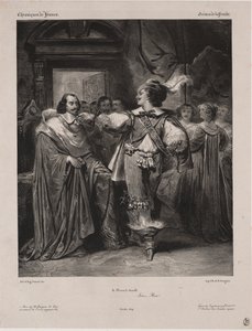 Cronache di Francia: Scena della Fronda - Il Principe di Condé da Eugène François Marie Joseph Devéria