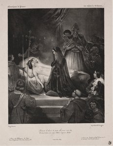 Cronache di Francia: I figli di Clodomiro, 1829 da Eugène François Marie Joseph Devéria