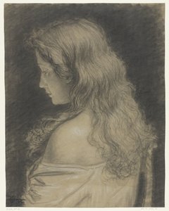 Studio di una giovane donna vista di spalle da Eugène François de Block