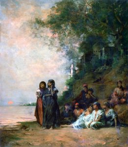 Donne egiziane al bordo dell