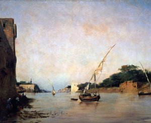 Veduta del Nilo, 19° secolo da Eugène Fromentin
