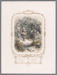 Due amanti salutano Cupido da Eugène Guérard