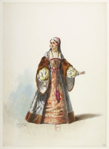 Btv1b84558104 17 - Saint-Saëns - Enrico VIII - Maquettes de costumes - Lacoste - 17° Costume