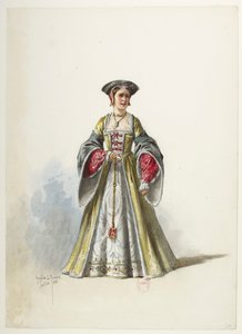 Btv1b84558104 20 - Saint-Saëns - Enrico VIII - Maquettes de costumes - Lacoste - 20th Costume
