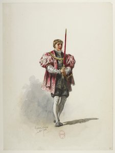 Btv1b84558104 31 - Saint-Saëns - Enrico VIII - Maquettes de costumes - Lacoste - 31° Costume