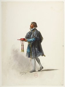 Btv1b84558104 34 - Saint-Saëns - Enrico VIII - Maquettes de costumes - Lacoste - 34. Costume