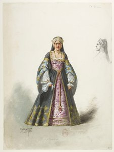 Btv1b84558104 61° - Saint-Saëns - Enrico VIII - Maquettes de costumes - Lacoste - 61° Catherine Catherine
