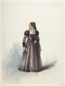 Btv1b84558104 81 - Saint-Saëns - Enrico VIII - Maquettes de costumi - Lacoste - 77. Signora Clarence