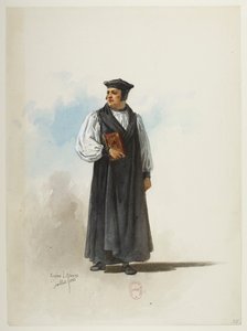 Saint-Saëns - Enrico VIII - Bozzetti di costumi - Lacoste - 35. Costume da Eugene Lacoste