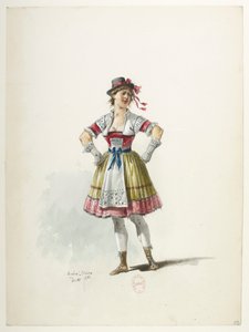 Saint-Saëns - Enrico VIII - Bozzetti di costumi - Lacoste - 39. Costume da Eugene Lacoste