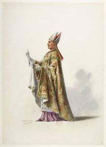 Saint-Saëns - Enrico VIII - Bozzetti di costumi - Lacoste - 8. Costume da Eugene Lacoste