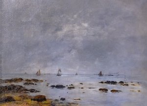 Marine - la calma da Eugene Louis Boudin