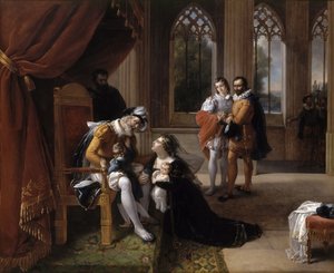 Inês de Castro con i suoi figli ai piedi di Afonso IV, re del Portogallo, 1335