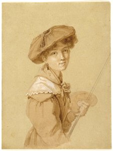 Autoritratto, 1820-29 da Eugénie Tripier Lefranc