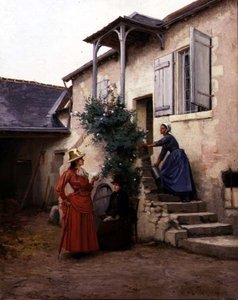 Due Donne in un Cortile