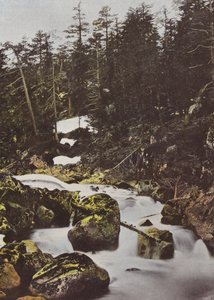 Cauterets, cascata superiore del ponte d